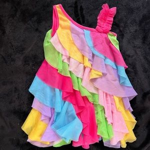 Cute rainbow twirly dress 3t